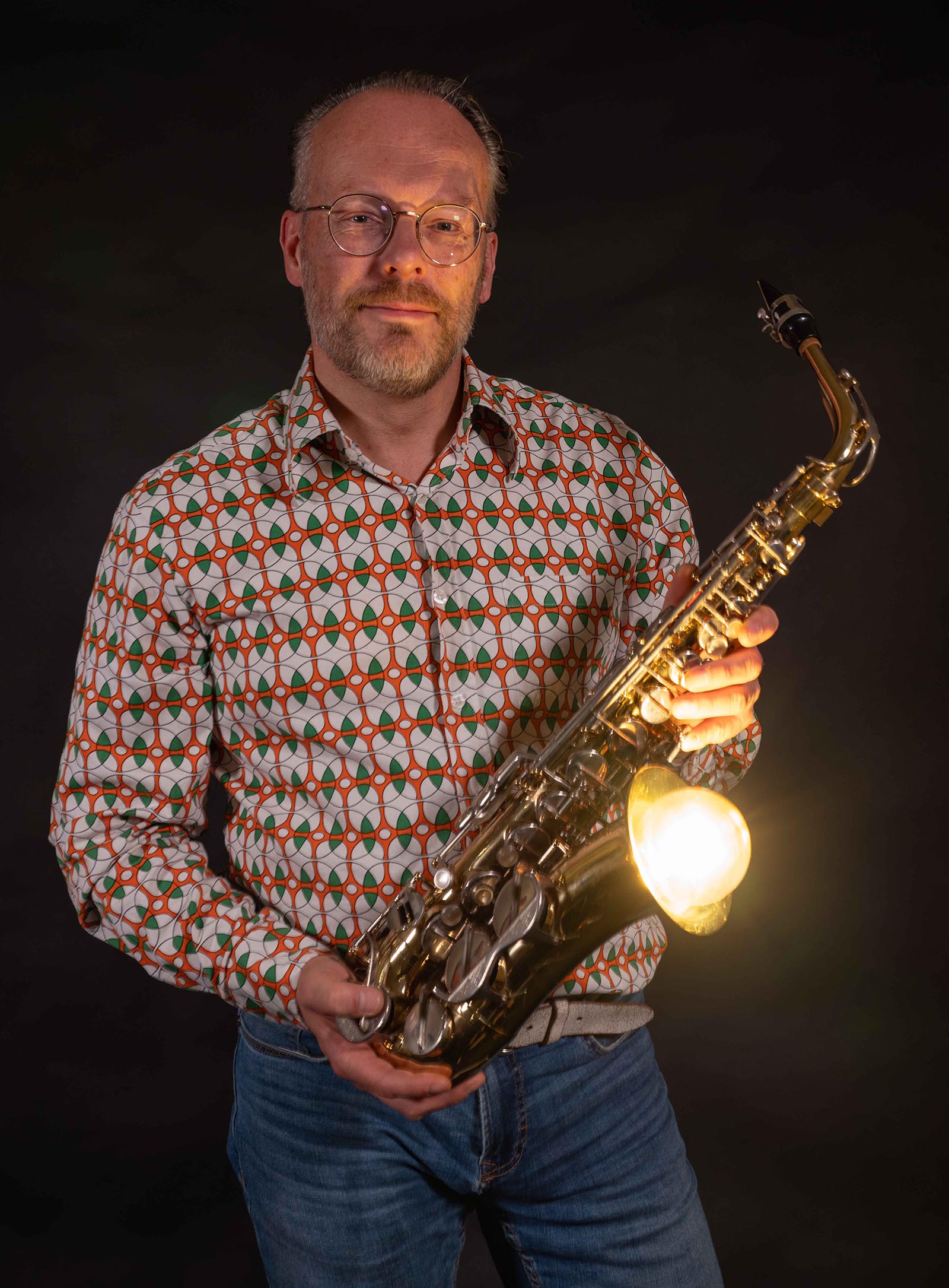 Muzieklampen Maurice Urlings met muziekinstrument lamp