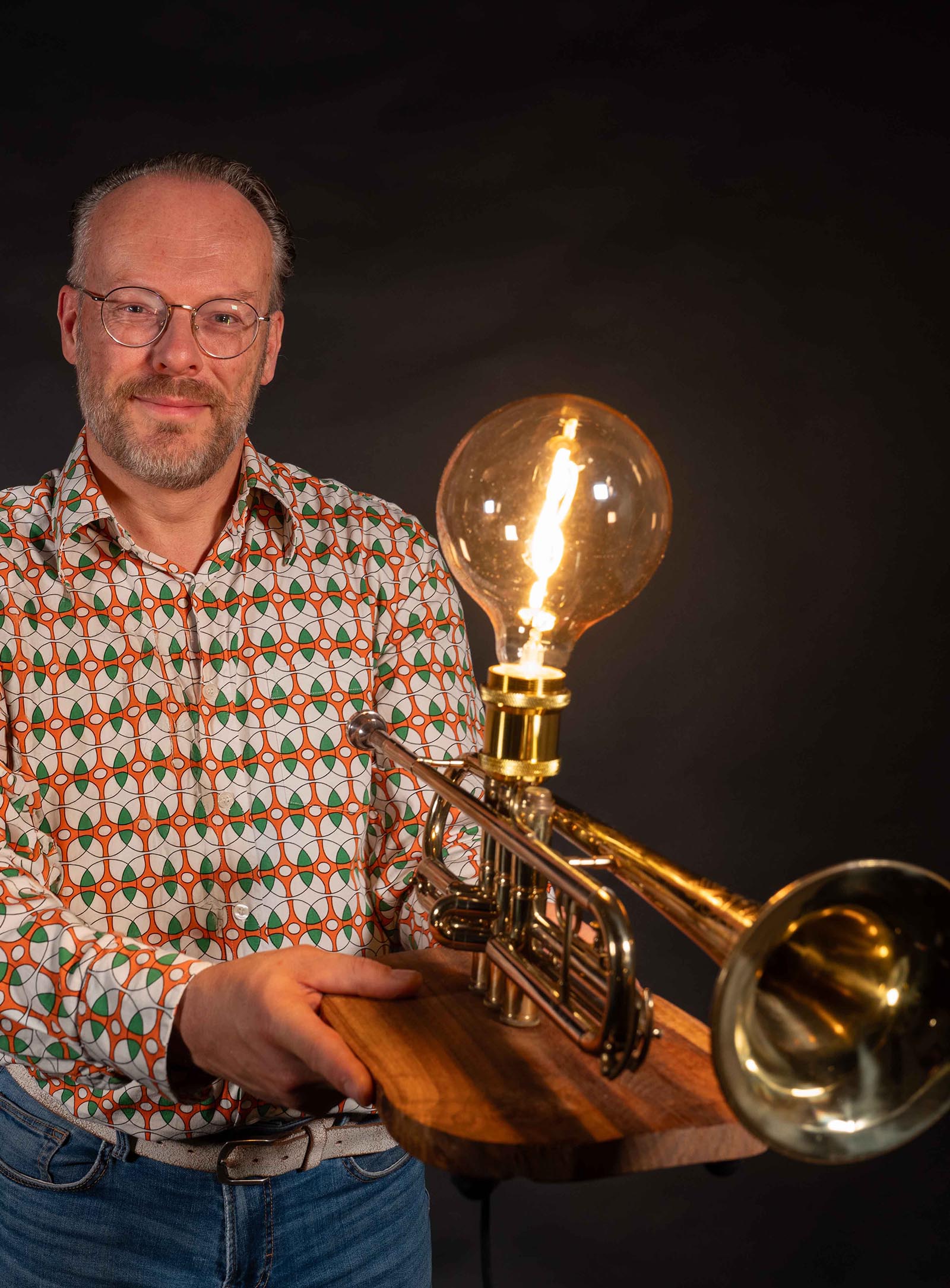 Muzieklampen Maurice Urlings trompettist