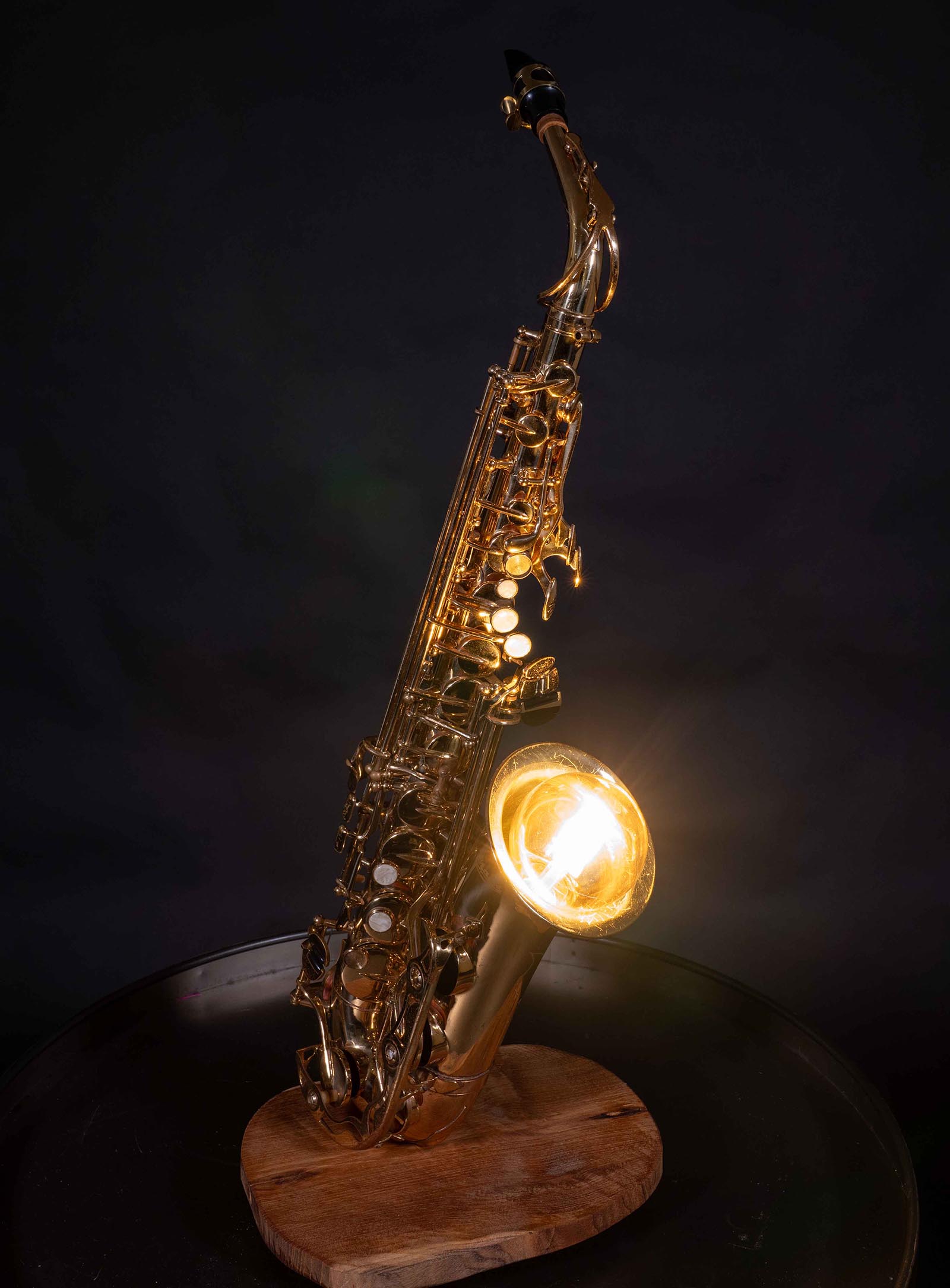 Muzieklampen altsax met lamp modern
